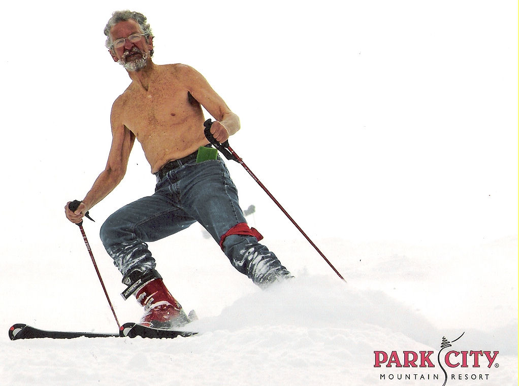 Fred on a polar bear run at Park City, Lewis Ski Club Trip